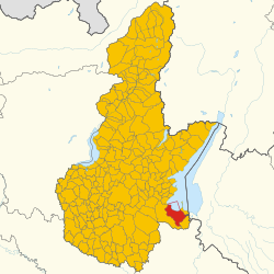 Map of Desenzano del Garda (Province of Brescia, region Lombardy, Italy 2024)